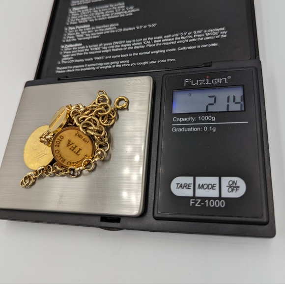 Two Gold Filled Charm Bracelets With 3 Charms Vintage Spring Ring Clasps - Picture 16 of 16